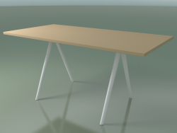 Table rectangulaire 5409 (H 74 - 79x159 cm, stratifié Fenix F03, V12)