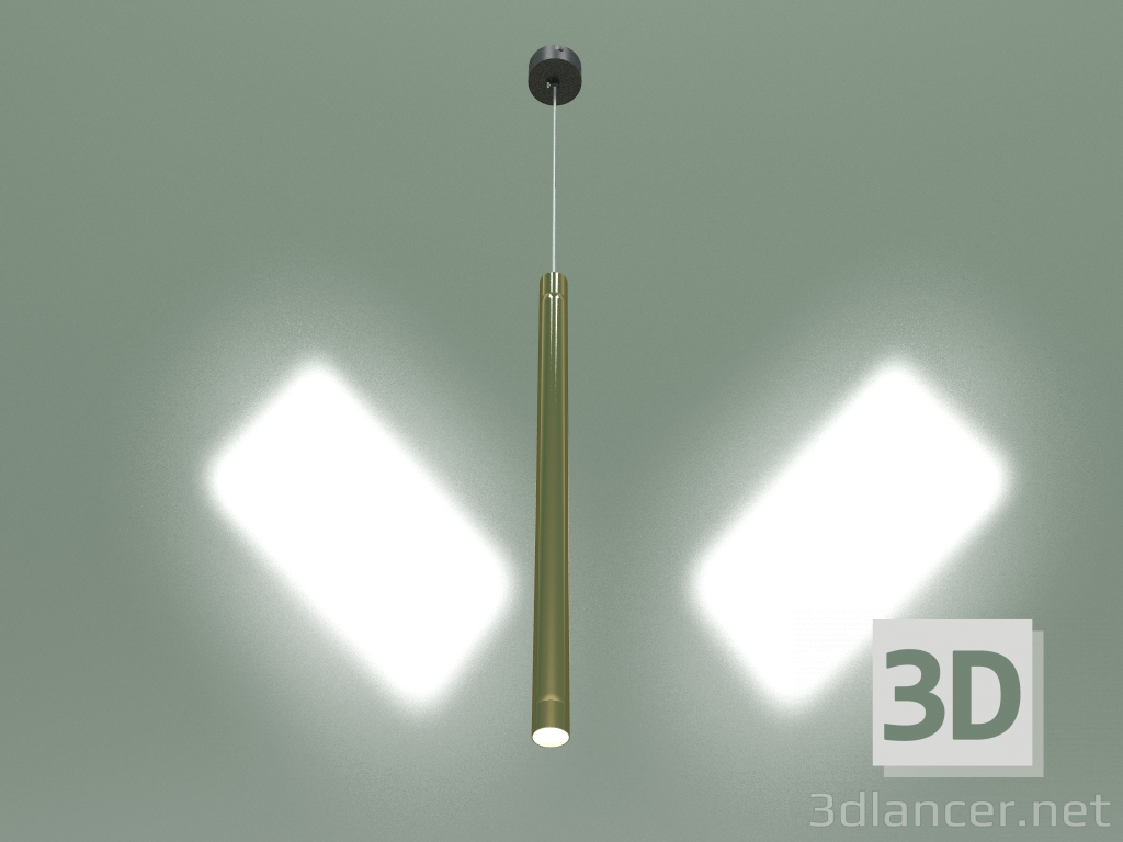 3D Modell LED-Pendelleuchte Strong 50189-1 LED (schwarz-gold) - Vorschau