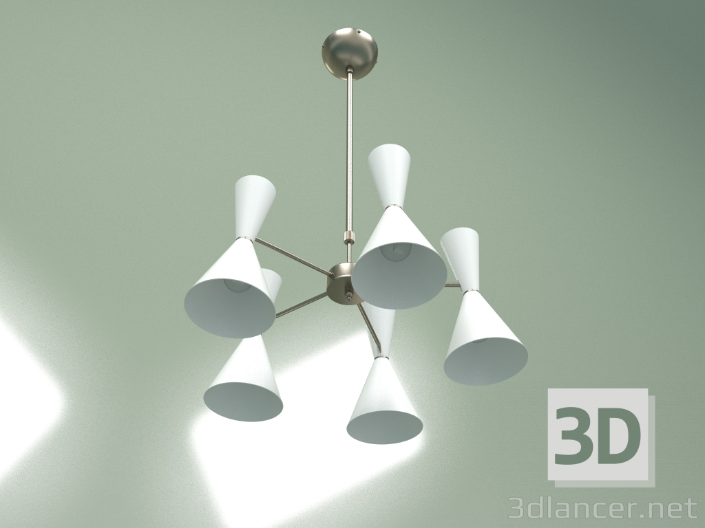 3d модель Потолочный светильник Stilnovo Style 5 ламп – превью