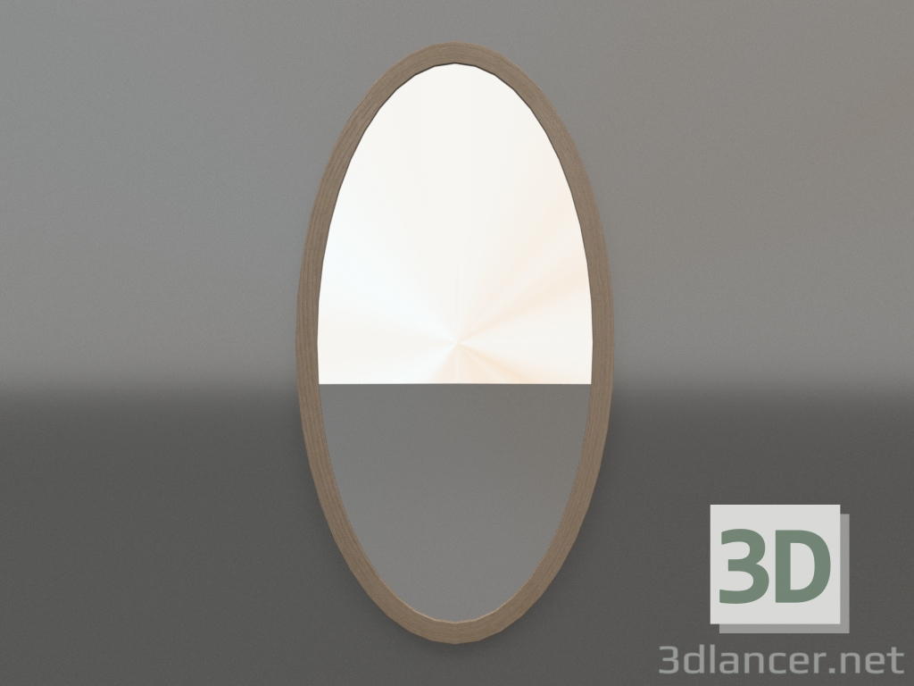 3D modeli Ayna ZL 22 (450x850, ahşap grisi) - önizleme
