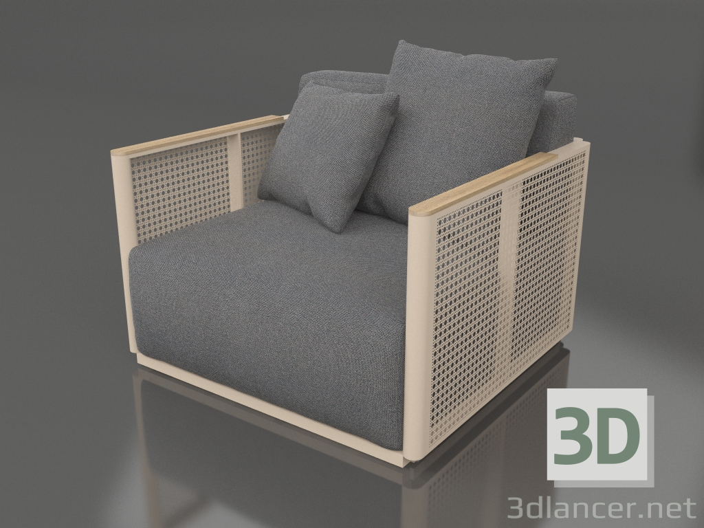 3D modeli Sandalye (Kum) - önizleme