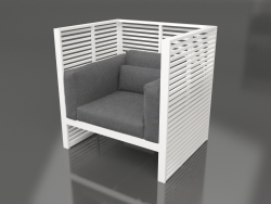 Крісло для відпочинку Normando з високою спинкою (White)