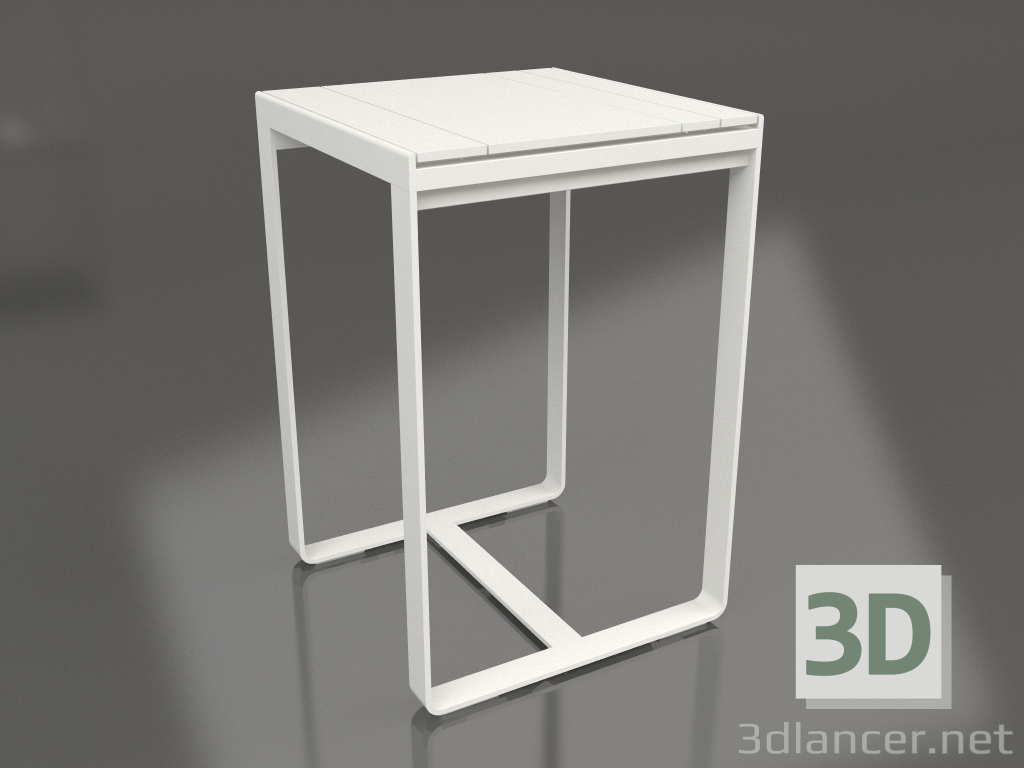 modèle 3D Table de bar 70 (Polyéthylène blanc, Gris agate) - preview