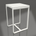 3D modeli Bar masası 70 (Beyaz polietilen, Akik gri) - önizleme