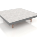 modèle 3D Table basse carrée (Anthracite, DEKTON Kreta) - preview