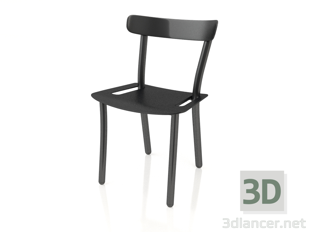 modèle 3D Chaise de jardin Friday (Noir) - preview