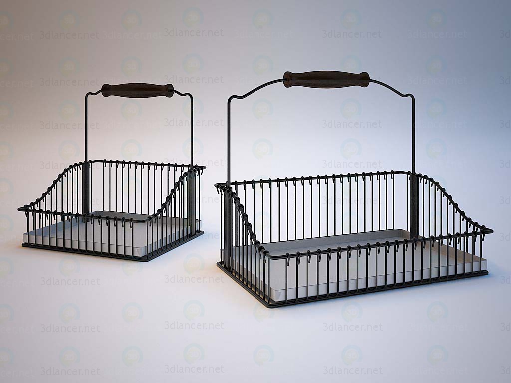 3d model Cestas de IKEA - vista previa 3d model Cestas de IKEA - vista previa