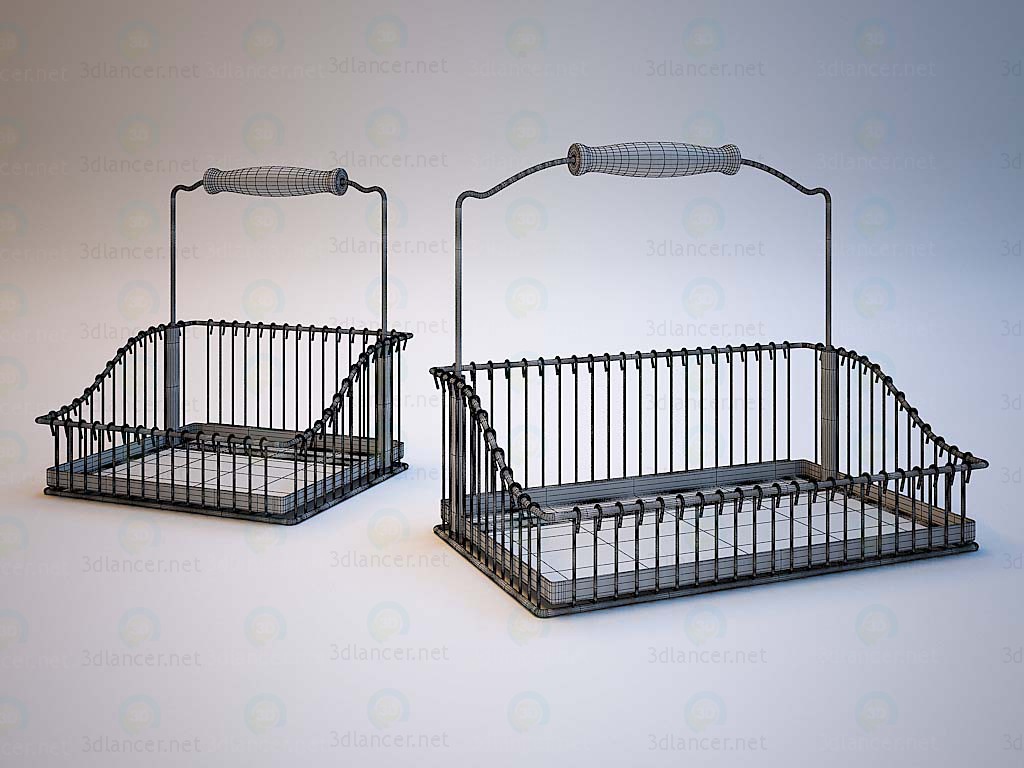 3d модель Корзинки IKEA – превью 3d модель Корзинки IKEA – превью