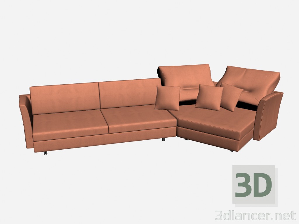 3d model Sofa Brikkel 3 - preview