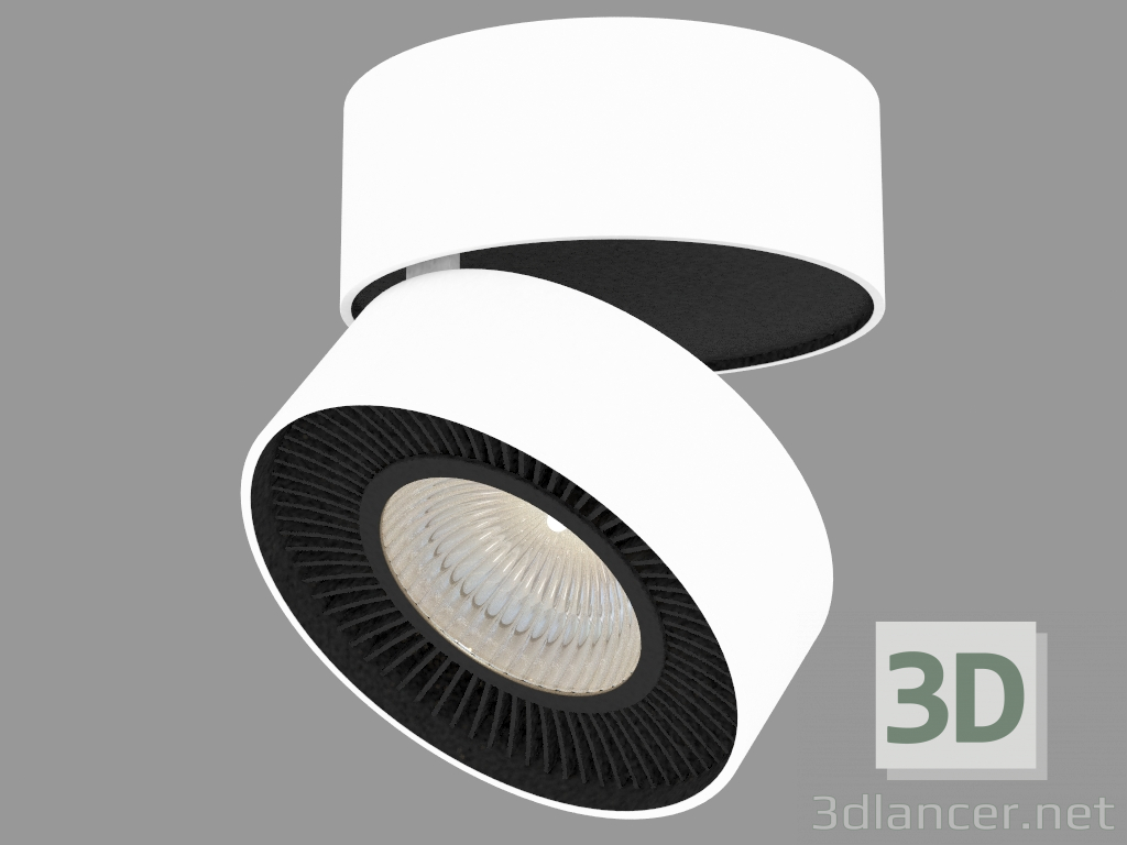 3d модель Накладной потолочный светодиодный светильник (DL18409 11WW-R) – превью