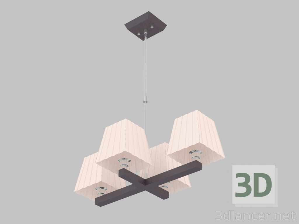 3D modeli Avize çubuk Acorde (1070-4P) - önizleme