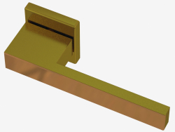 Diamond door handle (Bronze brass)