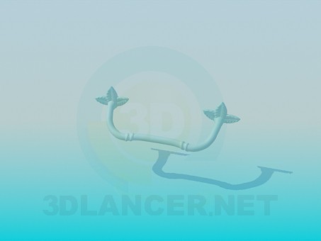modelo 3D Colgador para toallas - escuchar modelo 3D Colgador para toallas - escuchar