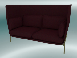 Divano divano (LN6, 90x180 H 115 cm, gambe bronzate, Sunniva 2662)