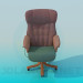 3d model Armchair on wheels - preview