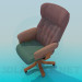 3d model Armchair on wheels - preview