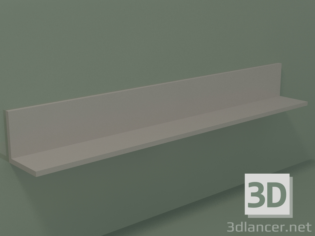 3d model Shelf (90U20004, Clay C37, L 96, P 12, H 12 cm) - preview