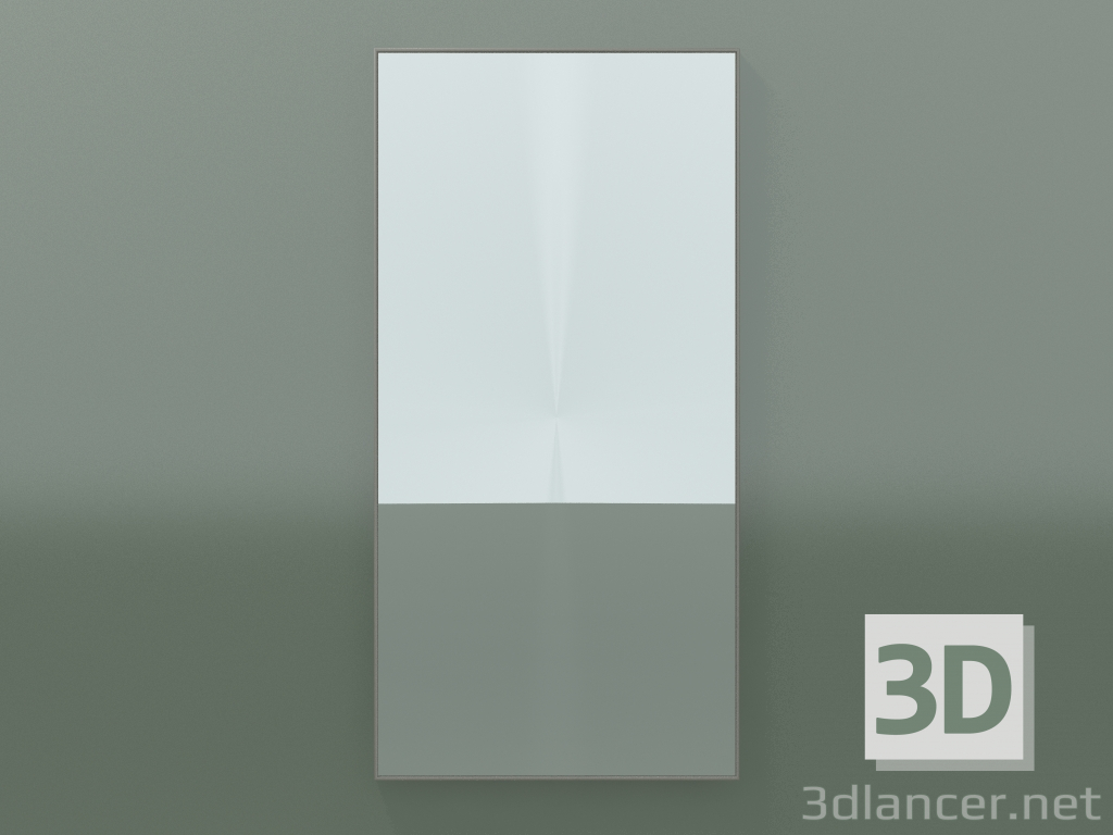 modello 3D Specchio Rettangolo (8ATMF0001, Clay C37, Н 120, L 60 cm) - anteprima