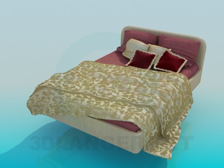 3d model Bed - preview 3d model Bed - preview
