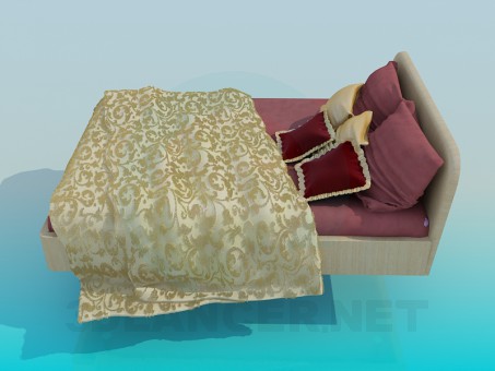 3d model Bed - preview 3d model Bed - preview