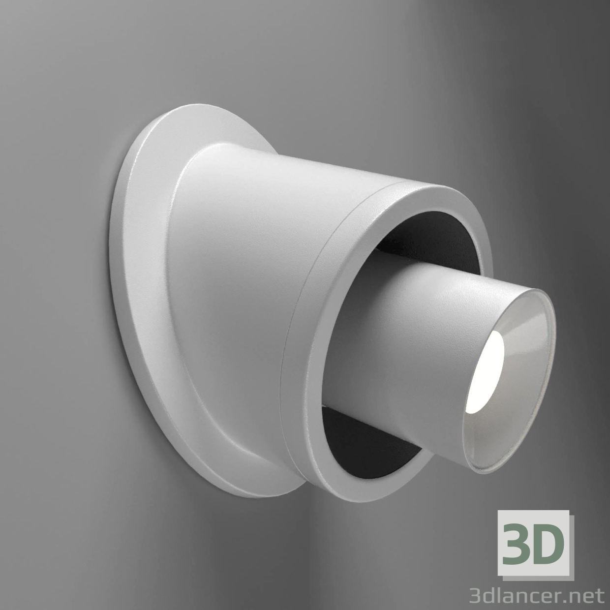3d модель Настенный светильник – превью