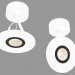 3d модель Накладной светодиодный светильник (DL18411 11WW-White) – превью