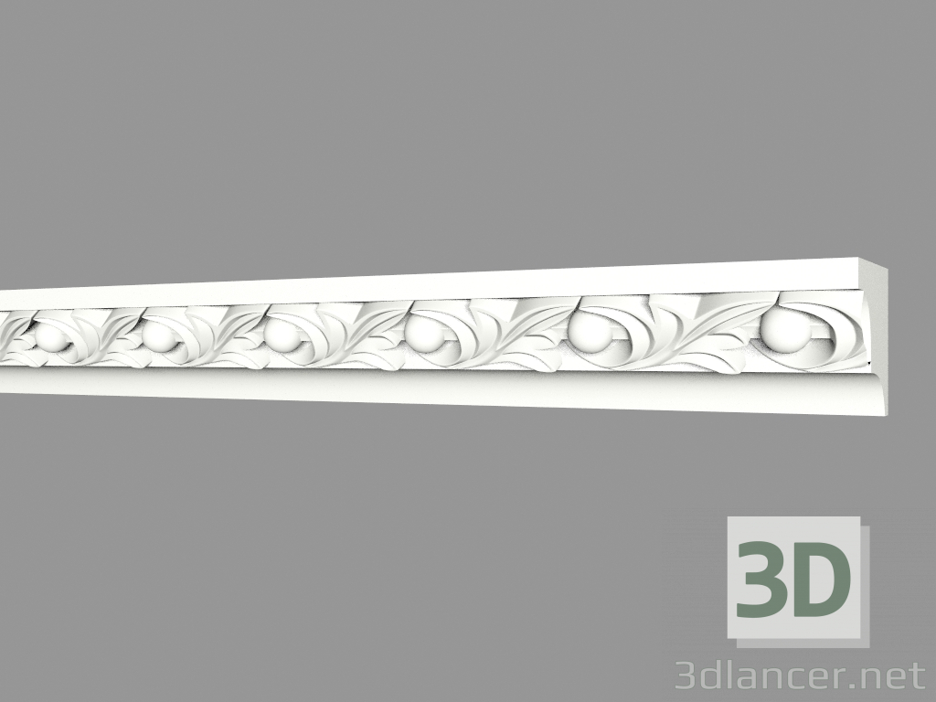 3D modeli Kalıplı saçak (КФ73) - önizleme