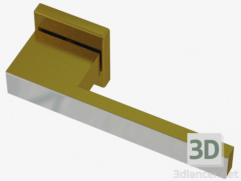 3D modeli Kapı kolu elmas (bronz topal) - önizleme