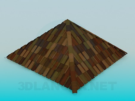3d model Roof tiles - preview 3d model Roof tiles - preview