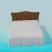 3d model Cama - vista previa