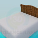 3D Modell Bett - Vorschau