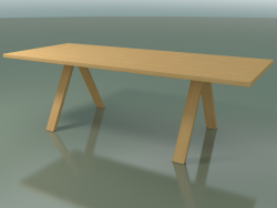 Tisch mit Standardarbeitsplatte 5029 (H 74 - 240 x 98 cm, natürliche Eiche, Zusammensetzung 1)