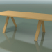3D Modell Tisch mit Standardarbeitsplatte 5029 (H 74 - 240 x 98 cm, natürliche Eiche, Zusammensetzung 1) - Vorschau