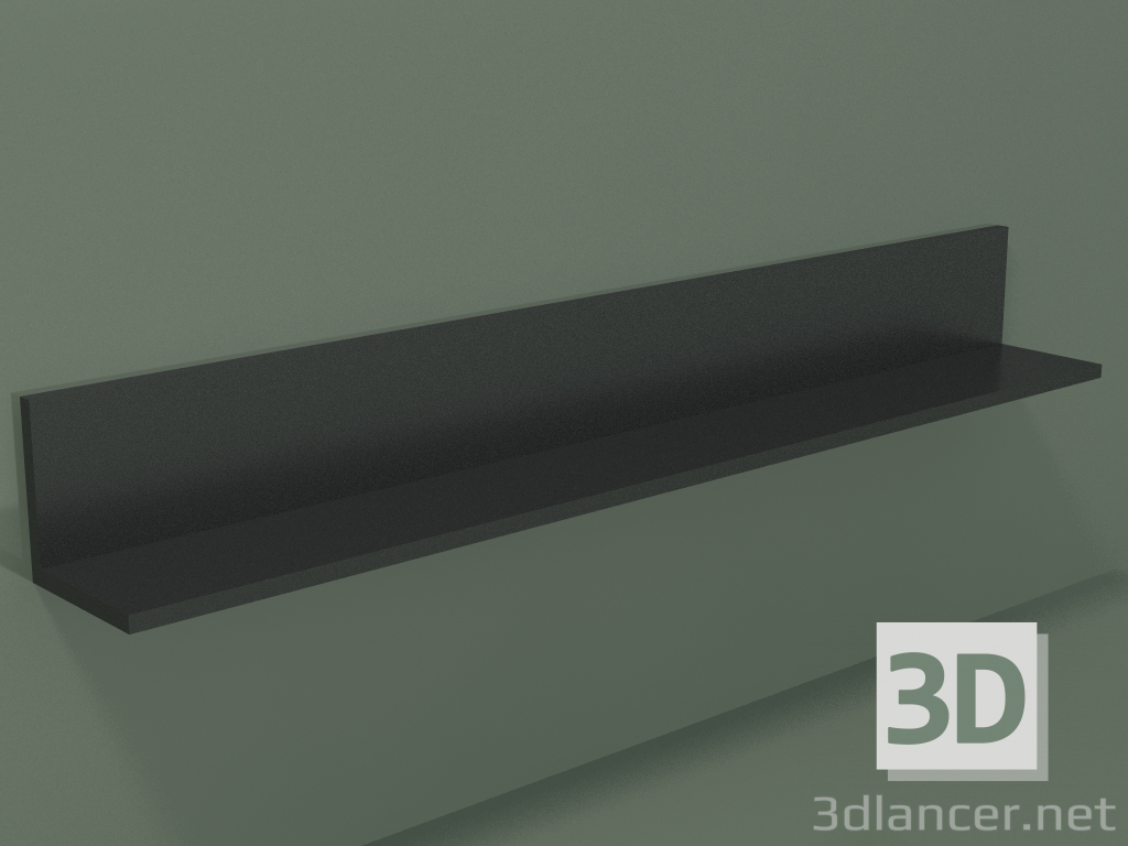 3d model Shelf (90U20004, Deep Nocturne C38, L 96, P 12, H 12 cm) - preview