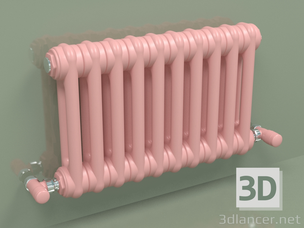 3D Modell Kühler TESI 2 (H 300 10EL, Pink - RAL 3015) - Vorschau