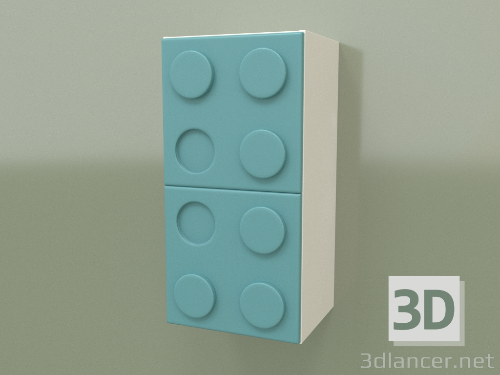 3D modeli Duvara monte dikey raf (Mussone) - önizleme