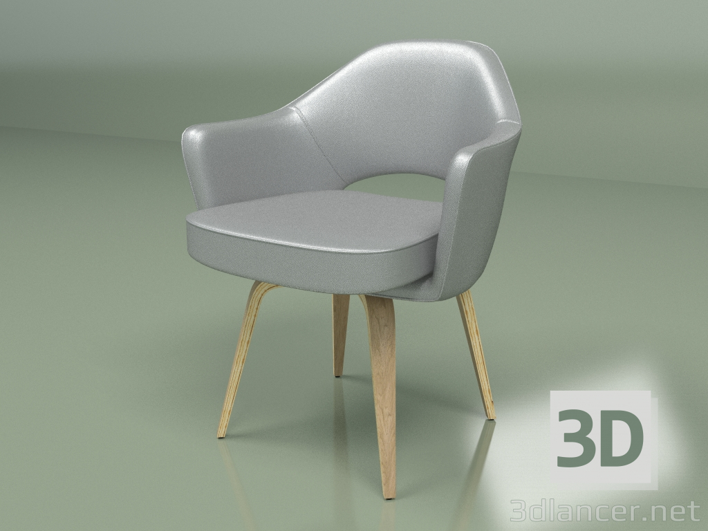 modèle 3D Fauteuil Tippytoe (gris foncé) - preview