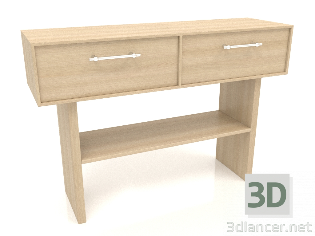 modello 3D Consolle KT 03 (1000x300x700, legno bianco) - anteprima