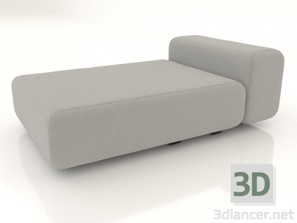 3D modeli Şezlong-yatak 98 - önizleme