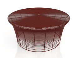 Low coffee table (Wine red)
