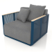 3D Modell Sessel (Graublau) - Vorschau
