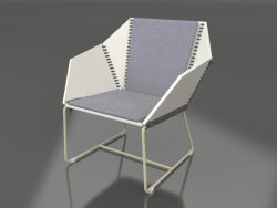 Club chair (Gold)