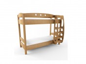 two-tier bed for children "Frigate"
