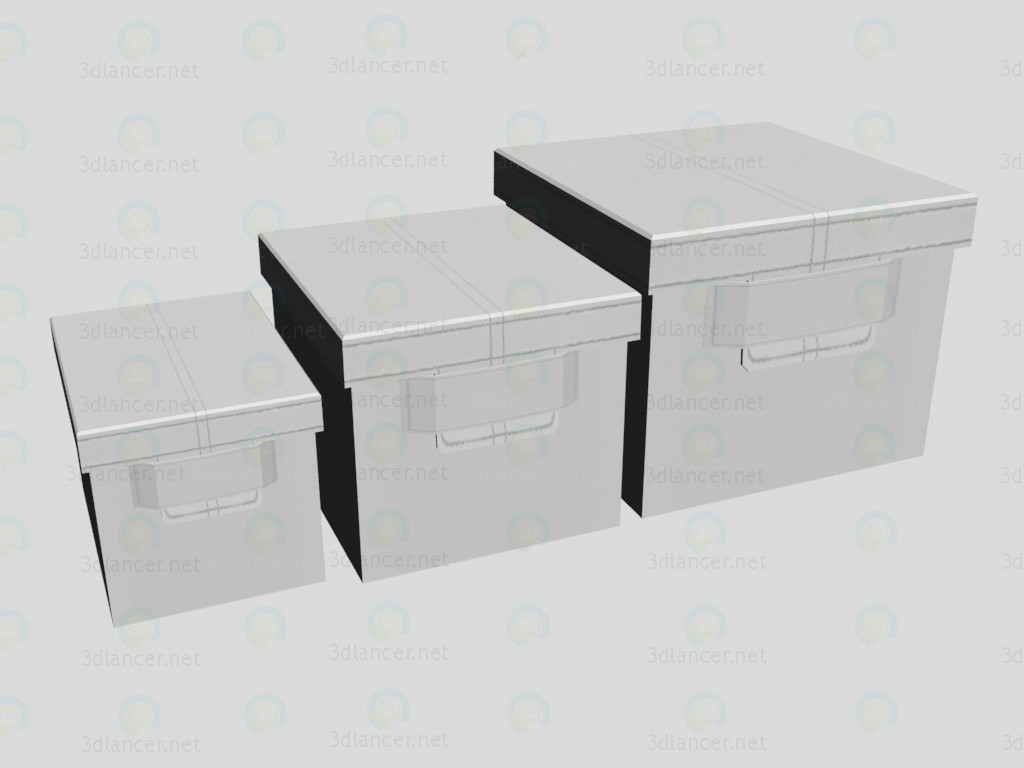 3d model Cajas Estelle - vista previa