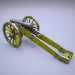 Kanone "Einhorn" 3D-Modell kaufen - Rendern