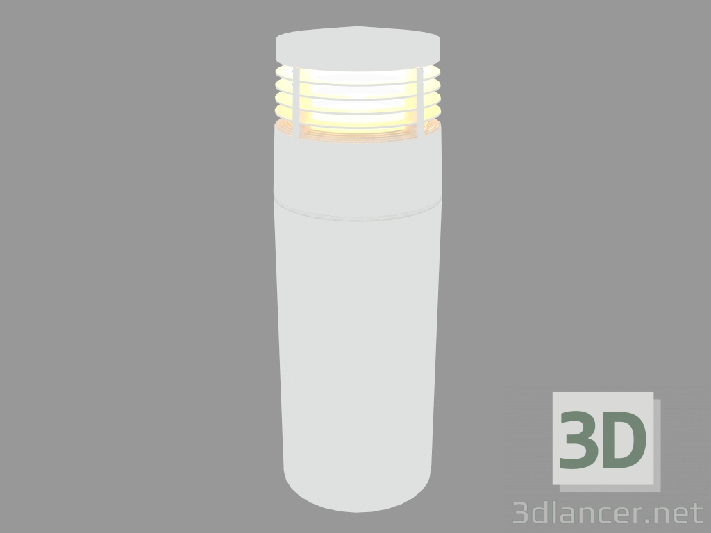 3D Modell LED-Einbauleuchte MINIREEF BOLLARD WITH GRILL (S5225) - Vorschau