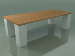 Tisch im Freien InOut (33, weiße Keramik)