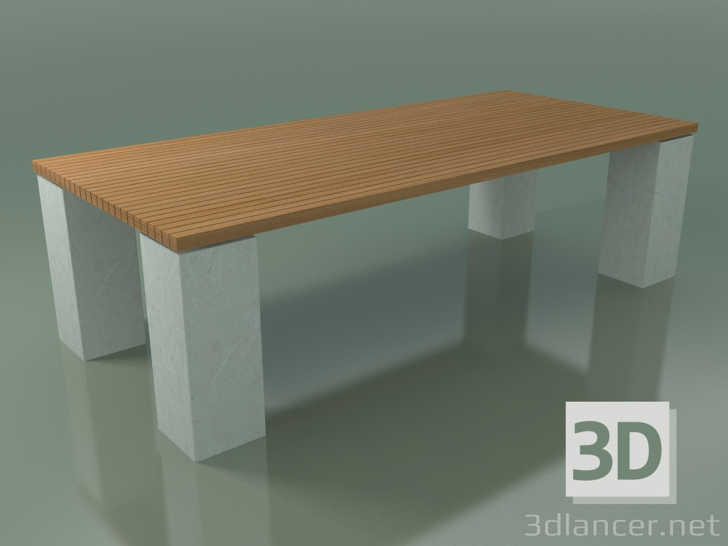 3 डी मॉडल आउटडोर टेबल InOut (33, सफेद सिरेमिक) - पूर्वावलोकन