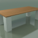 modello 3D Tavolo da esterno InOut (33, ceramica bianca) - anteprima