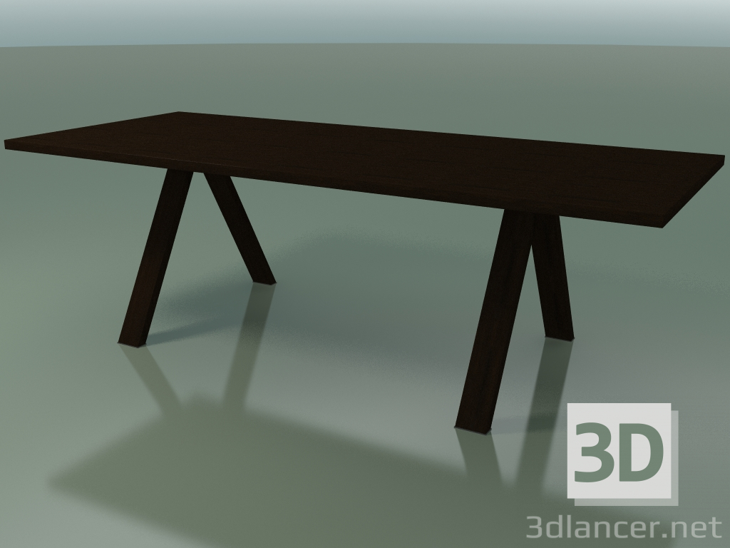 3d model Table with standard worktop 5029 (H 74 - 240 x 98 cm, wenge, composition 1) - preview